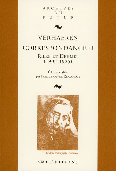 Verhaeren correspondance Rilke et Dehmel