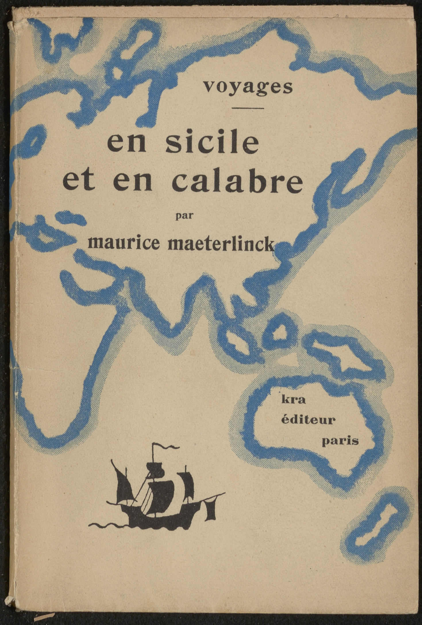 Couverture Maurice Maeterlinck, Voyages en Sicile et en Calabre, 1927